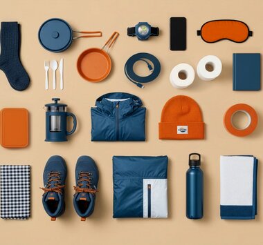 Carado Camping -Equipment von oben